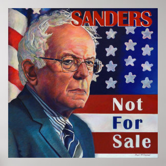 Poster Bernie Sanders pour le président