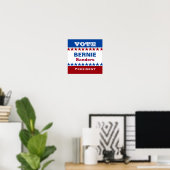 Poster Bernie Sanders pour le président (Bureau à domicile)