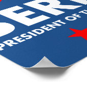 Poster Bernie Sanders Pour Président 2016 (Coin)