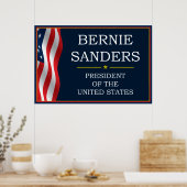 Poster Bernie Sanders Président V3 (Cuisine)
