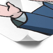 Poster Bernie Sanders Salutation - Joyeux anniversaire -. (Coin)