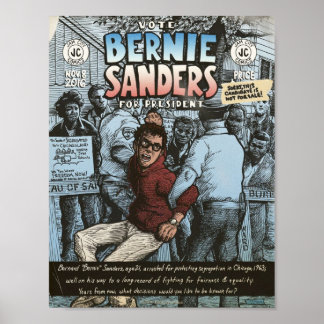 Poster Bernie Sanders vers 1963