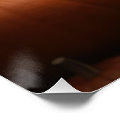 Poster Bernois Montagne Chiot Automne Citrouille (Coin)