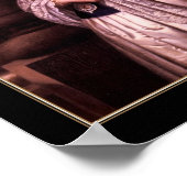 Poster beroemde  koningin Victoria 1845 (Hoek)