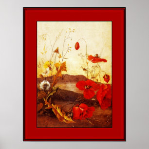 Poster Beroemde Kunstenaars 'Poppies' olieverf op 