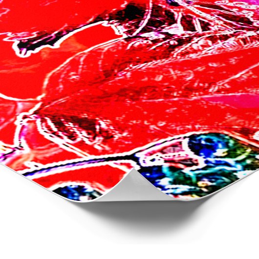 POSTER BERRIES ET FEUILLES (Coin)