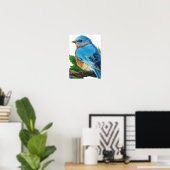 Poster Berry Bluebird (Bureau à domicile)