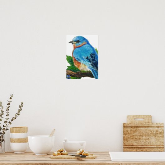 Poster Berry Bluebird (Cuisine)