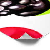 Poster Berry Burst : Motif de fruits (Coin)