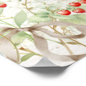 Poster Berry First Birthday Rococo Welcome Sign (Coin)