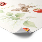 Poster Berry First Birthday Welcome Sign (Coin)