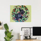 Poster Berry Scottish Terrier ! (Bureau à domicile)