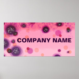 Poster Berry Stains Arrière - plan de bannière