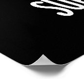 Poster Berry Superstitieux Fruit Pun Dark BG (Coin)