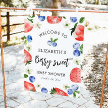 Berry Sweet Baby shower Bienvenue