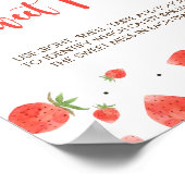 Poster Berry Sweet Baby shower Devine Le doux signe de la (Coin)