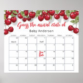 Poster Berry Sweet Cherry devine l'affiche de la date d'é (Devant)