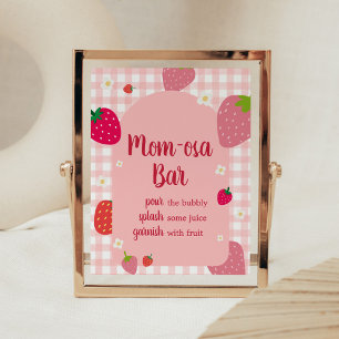 Poster Berry Sweet En vichy fraise Maman Osa Bar
