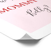 Poster Berry Sweet How Big is Mommy's Belly sign (Coin)