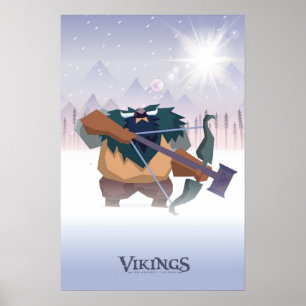 Poster Berserker de Viking
