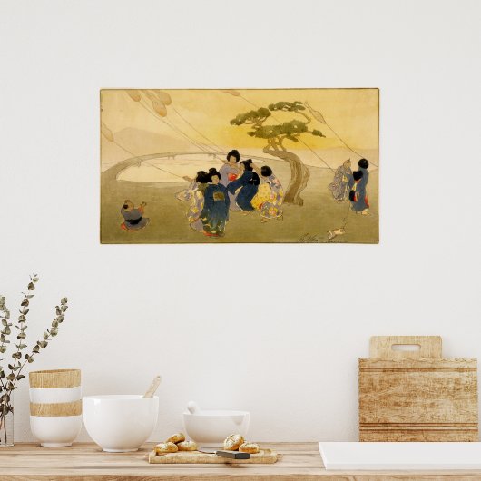 Poster Bertha Boynton Lum Kites (Cuisine)