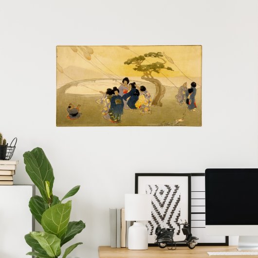 Poster Bertha Boynton Lum Kites (Bureau à domicile)