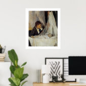 Poster Berthe Morisot (Bureau à domicile)