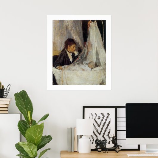 Poster Berthe Morisot (Bureau à domicile)