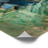 Poster Berthe Morisot - À côté d'un lac (Coin)