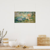 Poster Berthe Morisot - Berger au repos (Cuisine)