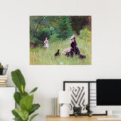 Poster Berthe Morisot - Dans un parc (Bureau à domicile)