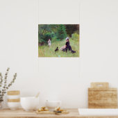 Poster Berthe Morisot - Dans un parc (Cuisine)