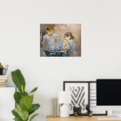 Poster Berthe Morisot - Enfants à la vasque (Bureau à domicile)