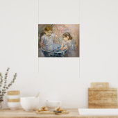 Poster Berthe Morisot - Enfants à la vasque (Cuisine)
