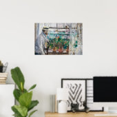 Poster Berthe Morisot - Eugene Manet sur l'île de Wight (Bureau à domicile)