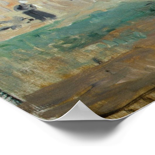 Poster Berthe Morisot - Hanging the Laundry out to Dry (Coin)