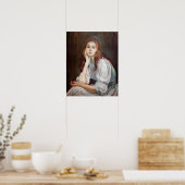 Poster Berthe Morisot - Julie Daydreaming (Cuisine)