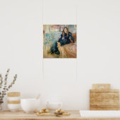 Poster Berthe Morisot - Julie et son lévrier Laerte (Cuisine)