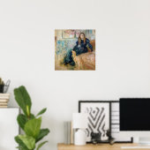 Poster Berthe Morisot - Julie et son lévrier Laerte (Bureau à domicile)
