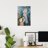 Poster Berthe Morisot - La Cueilleuse de Cerises (Bureau à domicile)