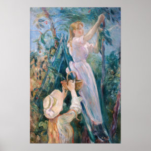 Poster Berthe Morisot - La Cueilleuse de Cerises