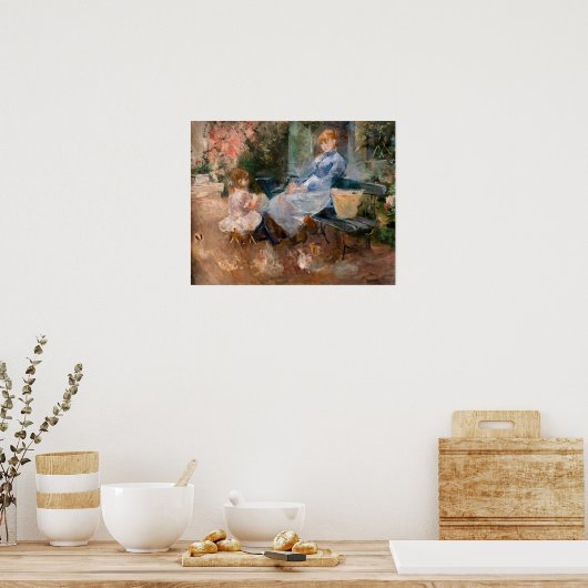 Poster Berthe Morisot - La Fable (Cuisine)