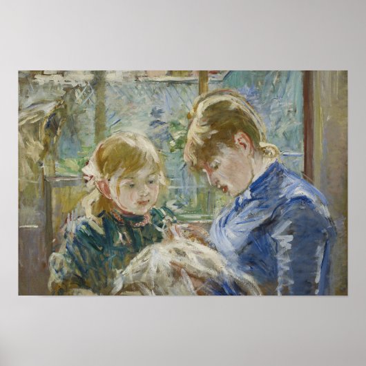 Poster Berthe Morisot - La fille de l'artiste, Julie (Devant)