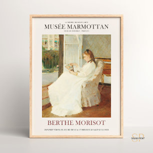 Poster Berthe Morisot La soeur de l'artiste à une fenêtre