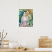 Poster Berthe Morisot - L'Horstensia / Les Deux Soeurs (Cuisine)