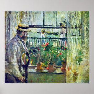 Poster Berthe Morisot - Manet sur l'île du Wight