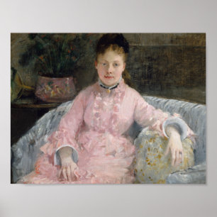 Poster Berthe Morisot - Robe Rose