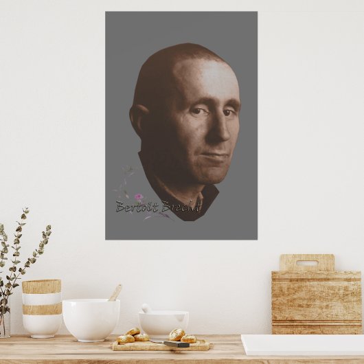 Poster Bertolt Brecht (Cuisine)