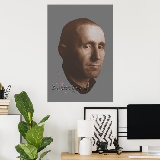 Poster Bertolt Brecht (Bureau à domicile)