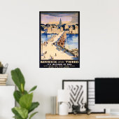 POSTER BERWICK SUR TWEET (Bureau à domicile)